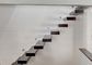 미국 단단한 나무 똑바른 비행 계단 주문 공가 계단