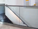 알루미늄 U 층계 갑판 난간을 위한 채널에 의하여 부드럽게 하는 유리제 발코니 방책