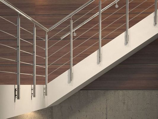 쉬운 튼튼한 안전 막대 철 층계 방책을 가로장으로 막는 스테인리스 막대를 설치하십시오